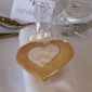Heart shaped biscuit wedding favour